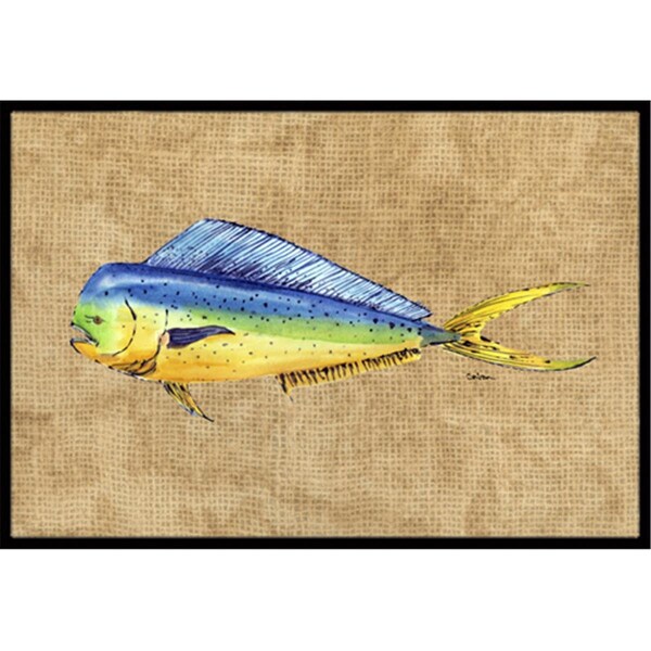 Carolines Treasures 18 x 27 In. Dolphin Mahi Mahi Indoor or Outdoor Mat 8810MAT - main